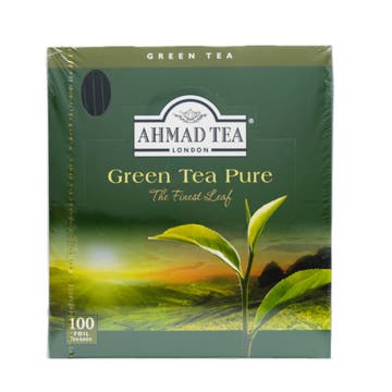 Ahmad Tea Green Tea Pure 100's - 200g - Available at Alosra Online Supermarket