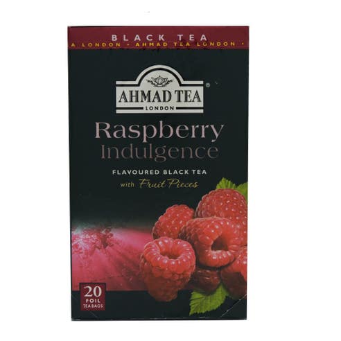 Ahmad Raspberry Indulgence Black Tea 20 Tea Bags - Available at Alosra Online Supermarket