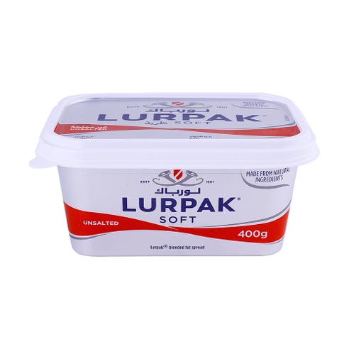 Lurpak Spreadable Soft Butter Unsalted 400g - Available at Alosra Online Supermarket