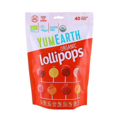 Yum Earth Organic Fruit Lollipops 40's 241g 