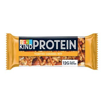 Be-Kind Protein Toasted Caramel Nut Bar 50g - Available at Alosra Online Supermarket