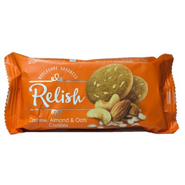Nabil Relish Cashew, Almond & Oats Cookies 28g 