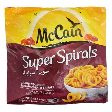 McCain Super Spirals Seasoned Potato Spirals 1.5Kg 