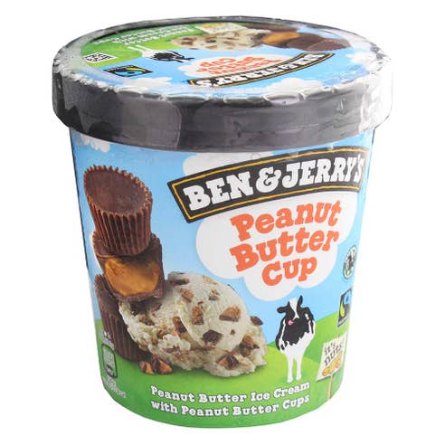 Ben & Jerry's Peanut Butter Cup Ice Cream 465ml 