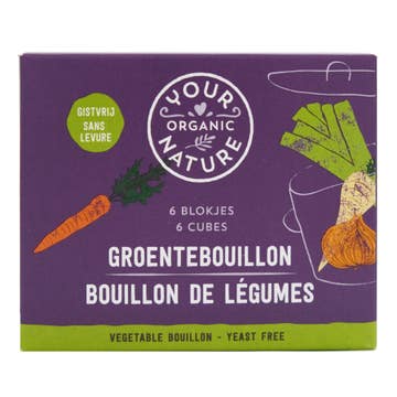 Your Organic Nature Yeast-Free Vegetable Broth Cubes 66g 