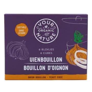 Your Organic Nature Onion Broth Cubes 66g - Available at Alosra Online Supermarket