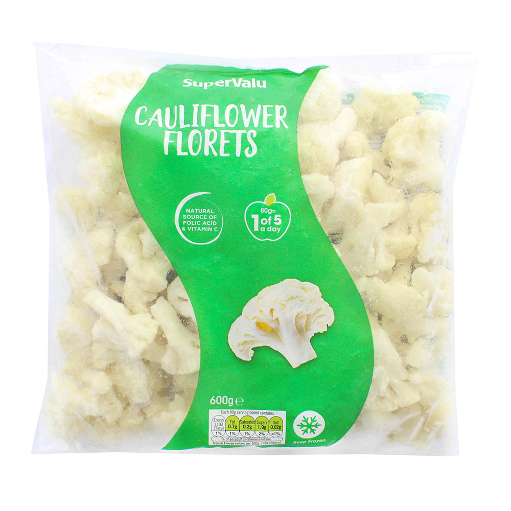 SuperValu Cauliflower Florets 600g - Available at Alosra Online Supermarket
