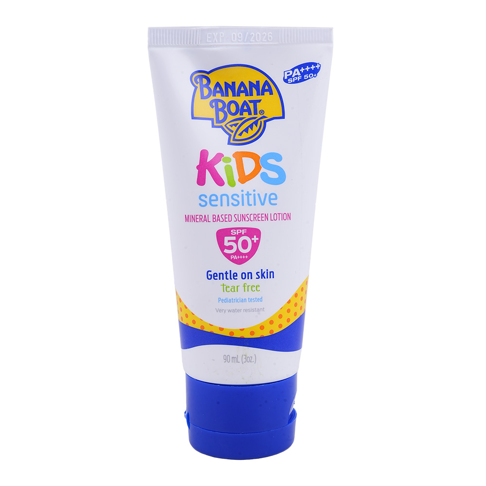 Banana Boat Simply Sport SPF50+ Kids Sunscreen 90ml - Available at Alosra Online Supermarket
