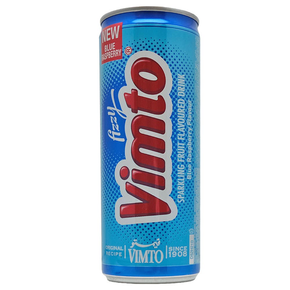 Alosraonline | Vimto Blue Raspberry Drink Can 250ml