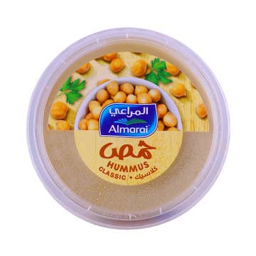 Almarai Classic Natural Hummus 250g - Available at Alosra Online Supermarket