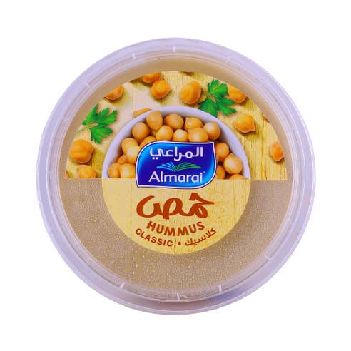 Almarai Classic Natural Hummus 250g - Available at Alosra Online Supermarket