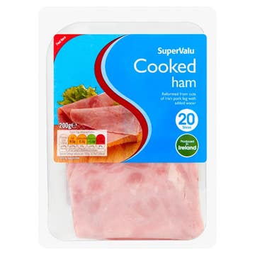 SuperValu Pork Cooked Ham 200g [Contains Pork] - Available at Alosra Online Supermarket