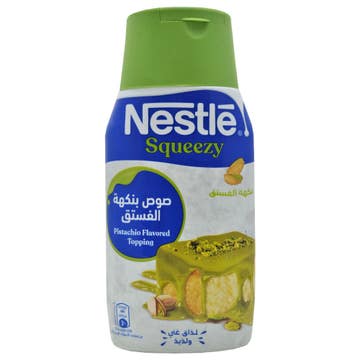 Nestle Squeezy Pistachio Topping Bottle 450g 