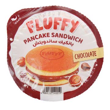 Fluffy Pancake Sandwich Hazelnut Chocolate 