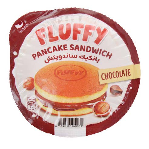 Fluffy Pancake Sandwich Hazelnut Chocolate 