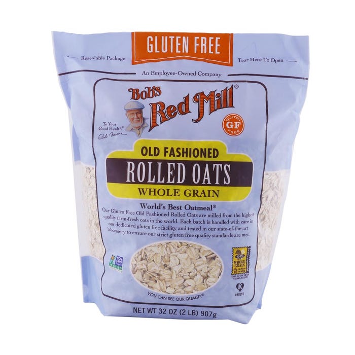 Bob's Red Mill Gluten Free Old Fashioned Whole Grain Rolled Oats 907g