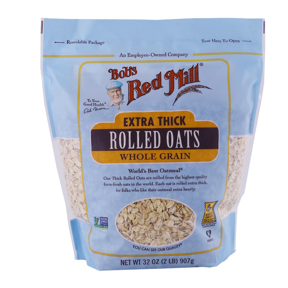 Bob's Red Mill Extra Thick Whole Grain Rolled Oats 907g
