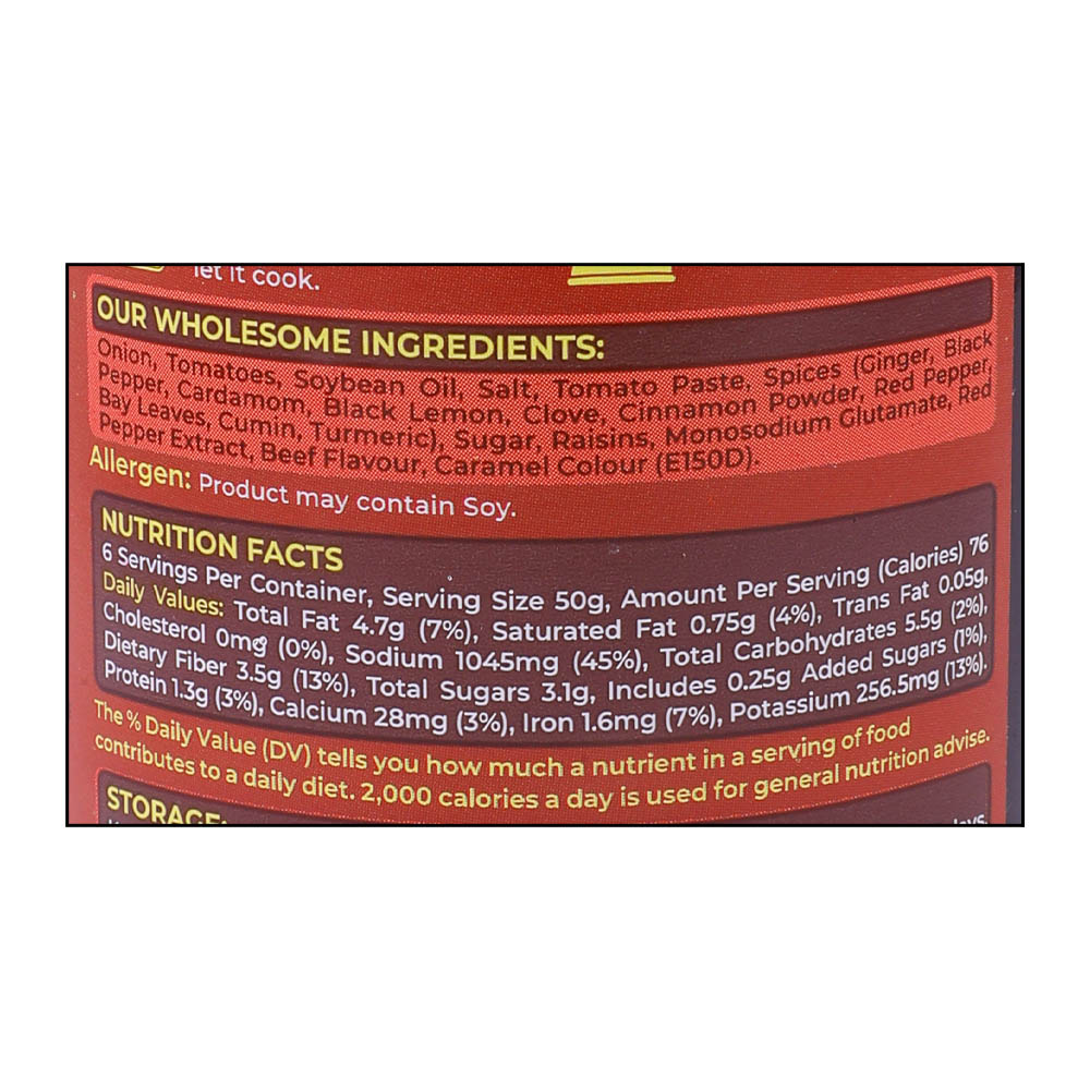 Al Walimah Kabsa Mix 300g right side image