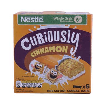 Nestle Curiously Cinnamon Cereal Bars 150g 