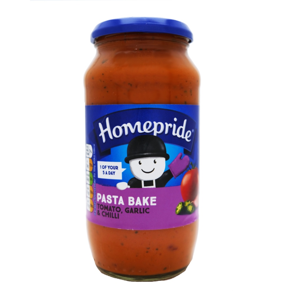 Homepride Pasta Bake Tomato Garlic Chilli 485g