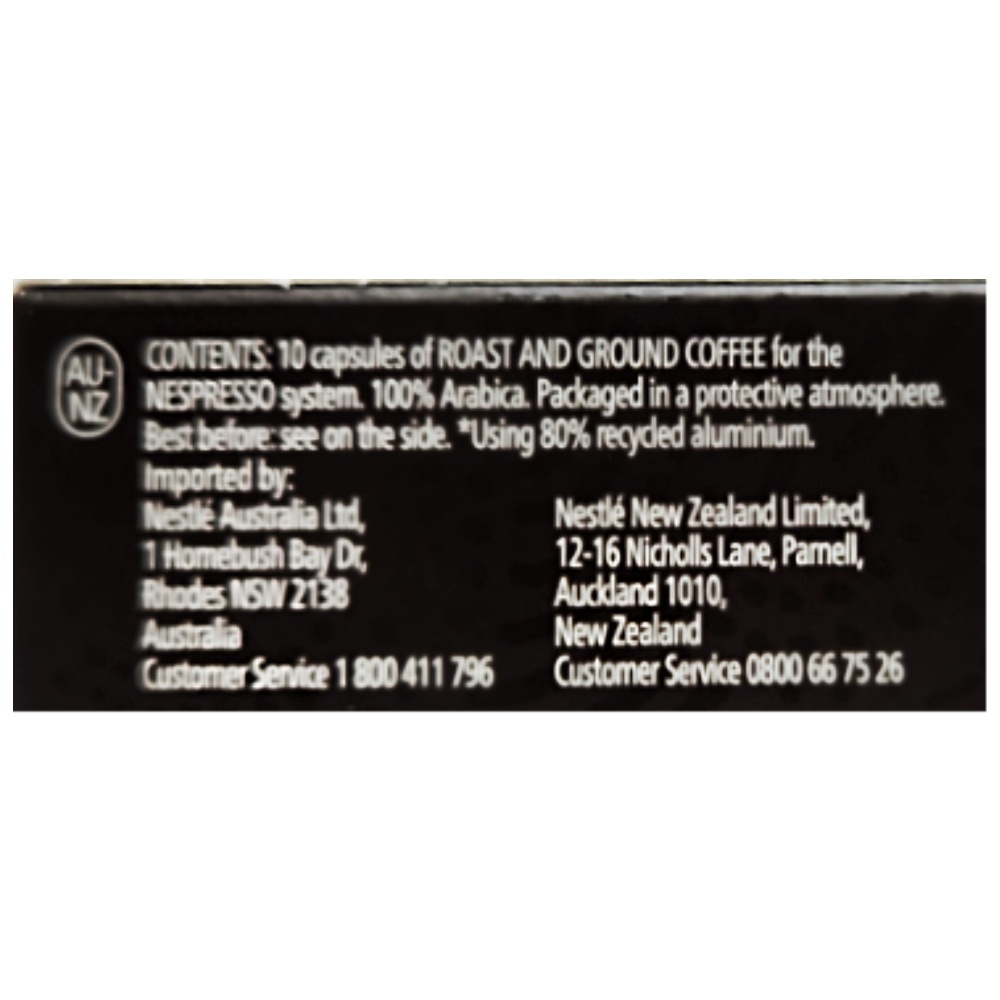 Starbucks Blonde Espresso Ground Coffee Pods 53g back image