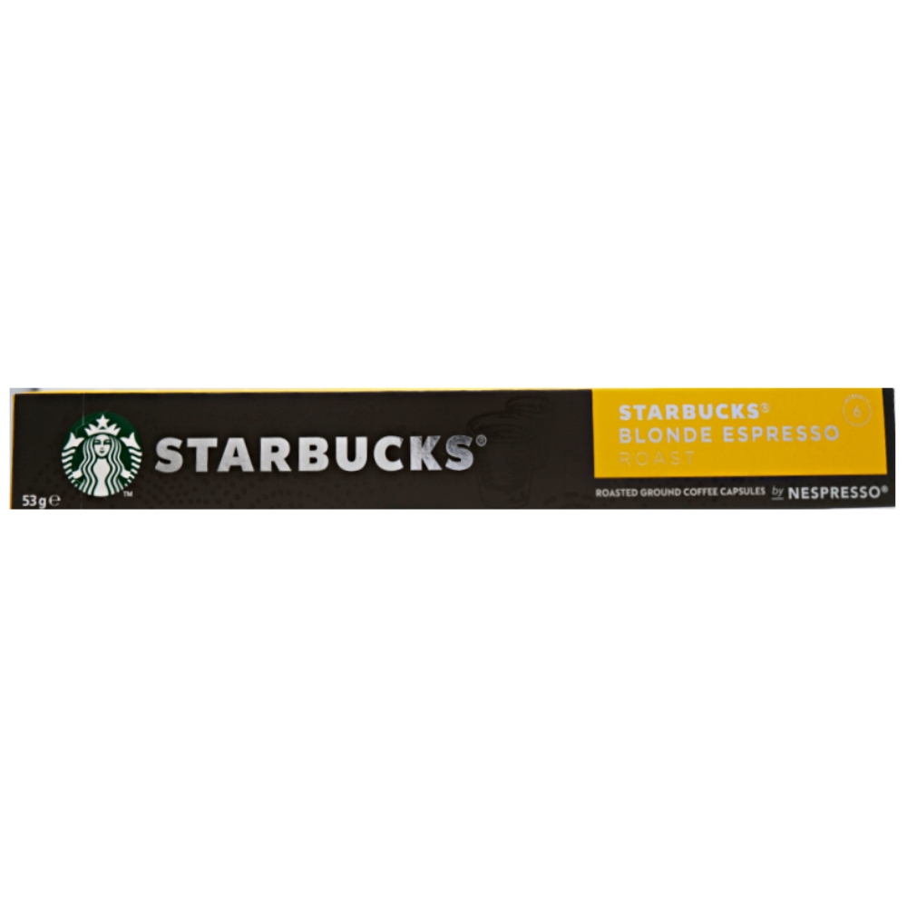 Starbucks Blonde Espresso Ground Coffee Pods 53g