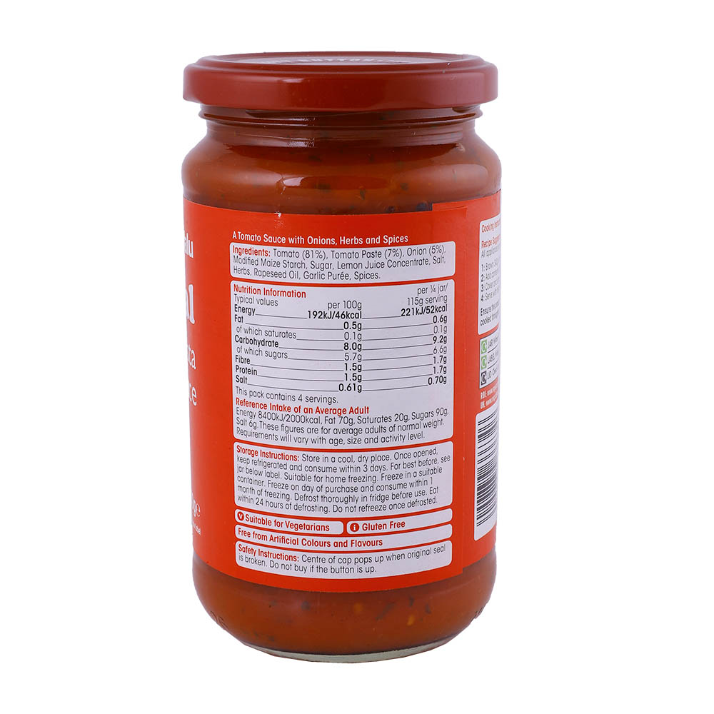 SuperValu Original Pasta Sauce 460g back image
