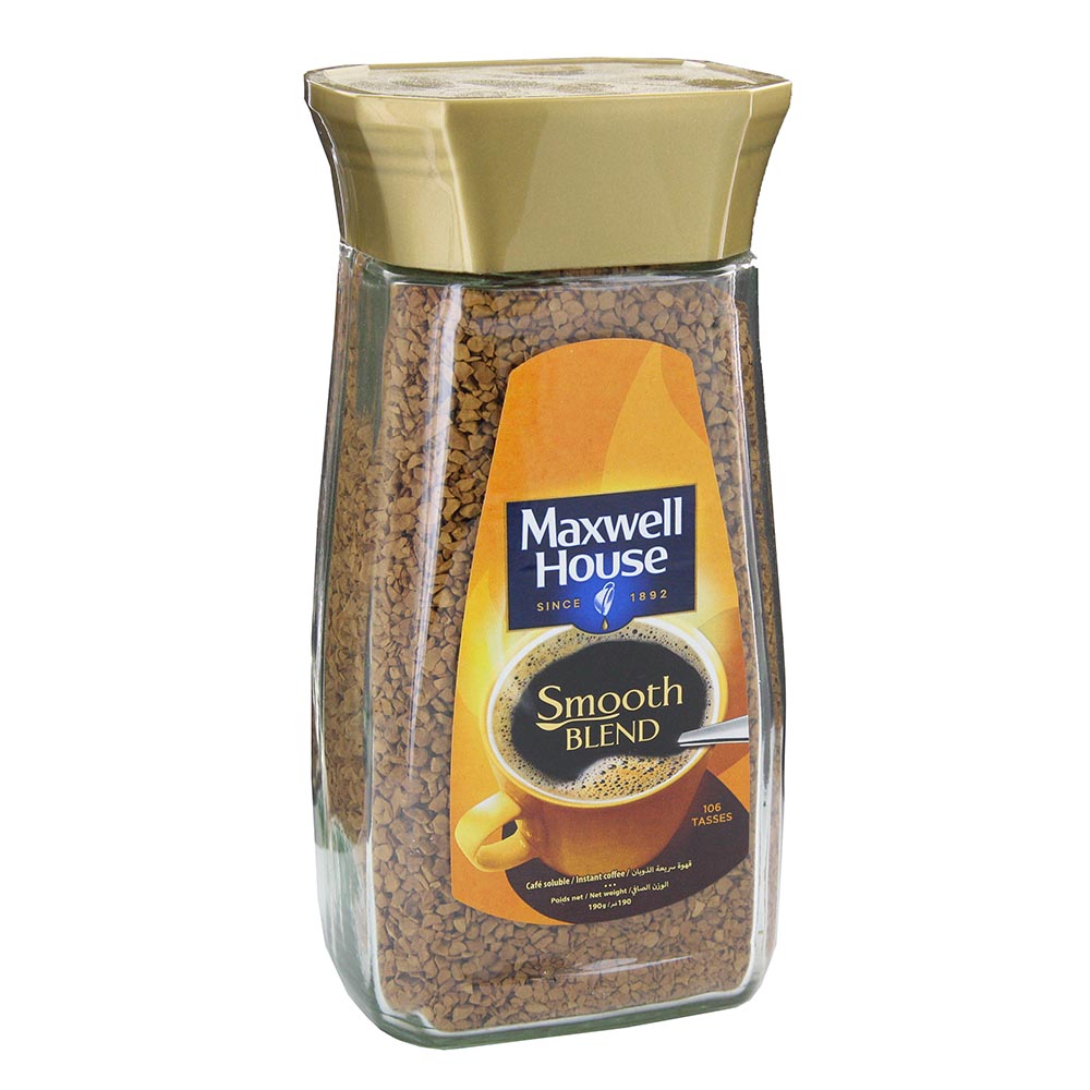 Maxwell House Smooth Blend Coffee 190g