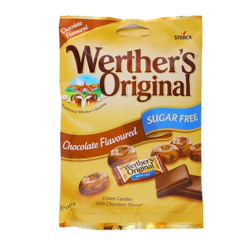 Storck Werthers Original Sugar-Free Chocolate Candies 60g 