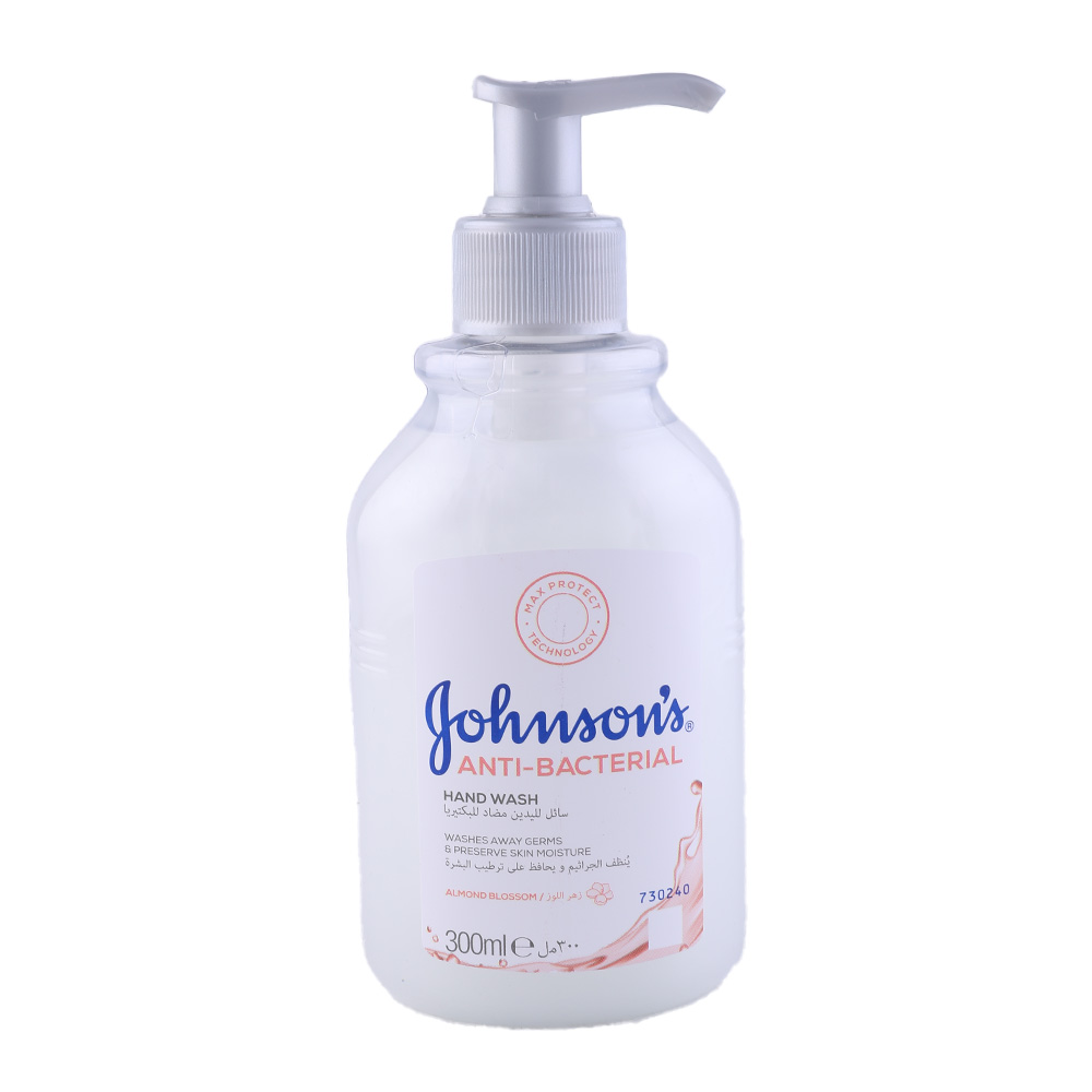 Johnsons Anti-Bacterial Almond Blossom Hand Wash 300ml