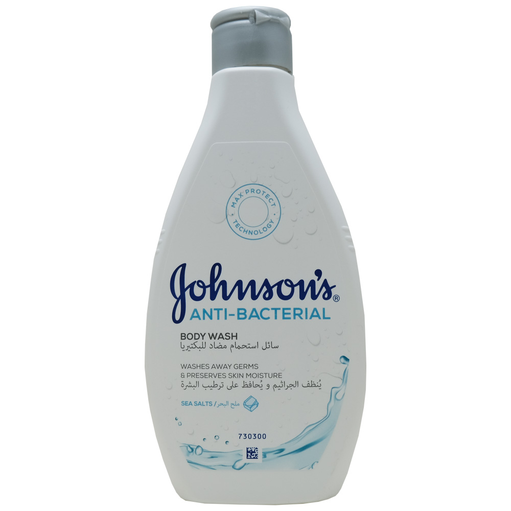 Johnson's Anti Bacterial Sea Salt Body Wash 250ml