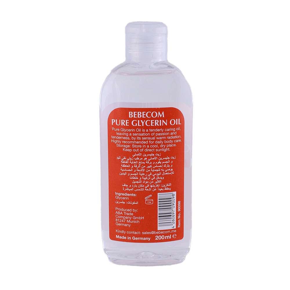 Bebecom Glycerine Oil 200ml back image