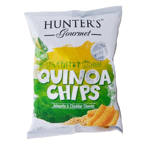 Hunter's Gourmet Jalapeno & Cheddar Quinoa Chips 75g 