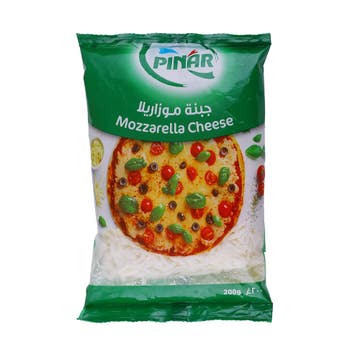 Pinar Shredded Mozzarella Cheese 200g