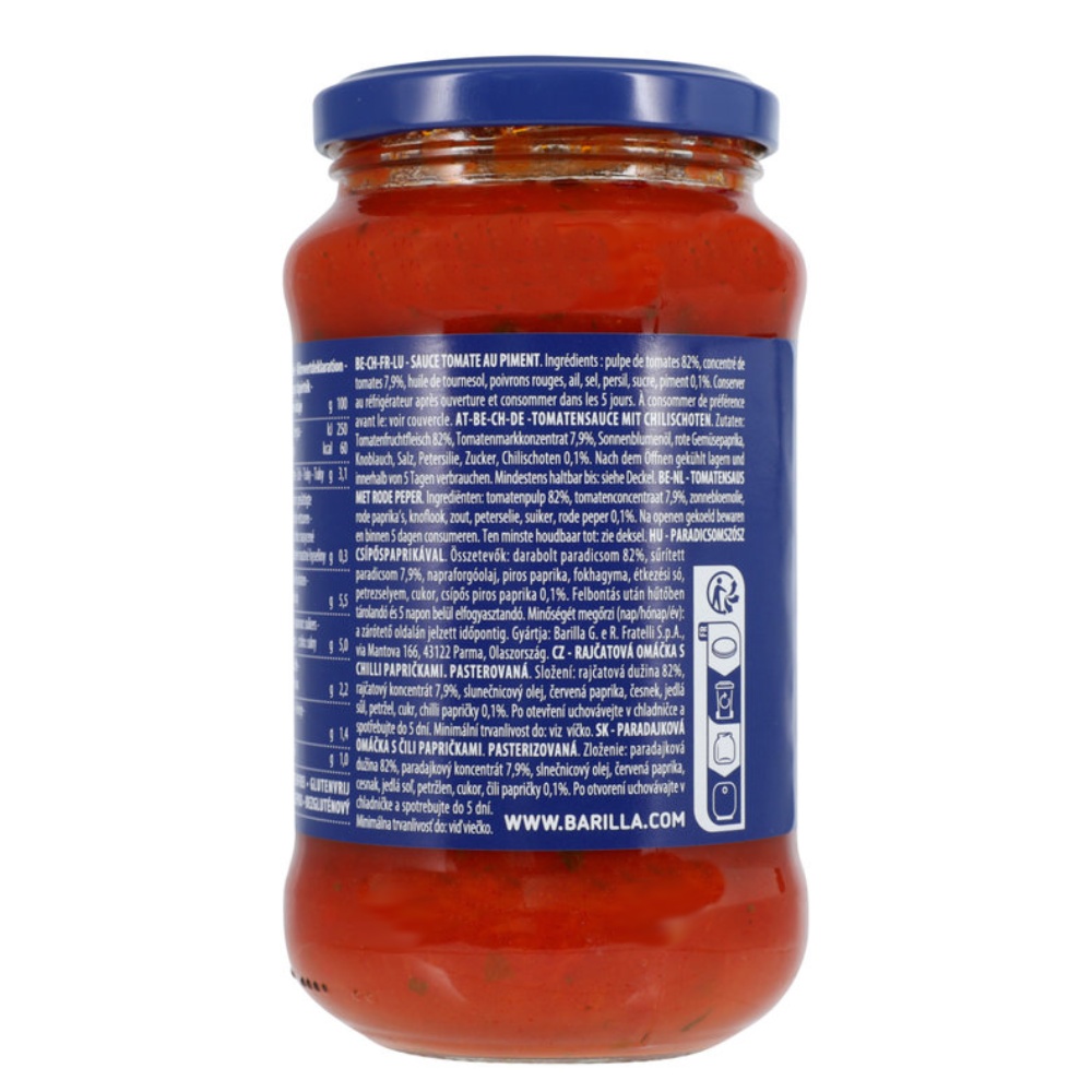 Barilla Arrabbiata Chilli Peppers Pasta Sauce 2x400g [Special Offer] back image