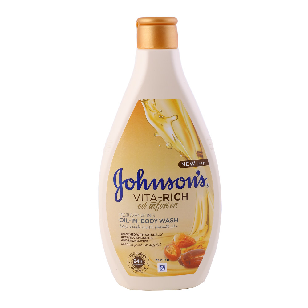 Johnsons Vita-Rich Oil Infusion Body Wash 400ml