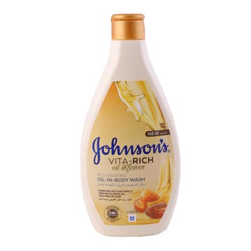 Johnsons Vita-Rich Oil Infusion Body Wash 400ml 