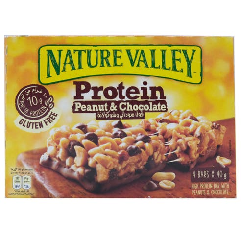 Nature Valley Peanut & Chocolate Protein Bar 40g [4 Pack] 