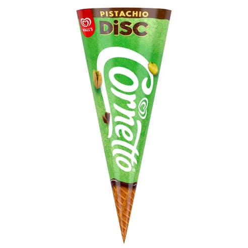 Cornetto Disc Pistachio Chocolate Ice Cream 130ml 