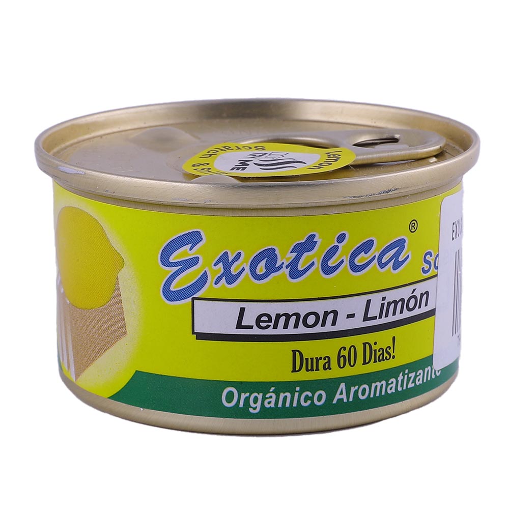 Exotica Scent Organic Air Freshener Lemon 42g back image