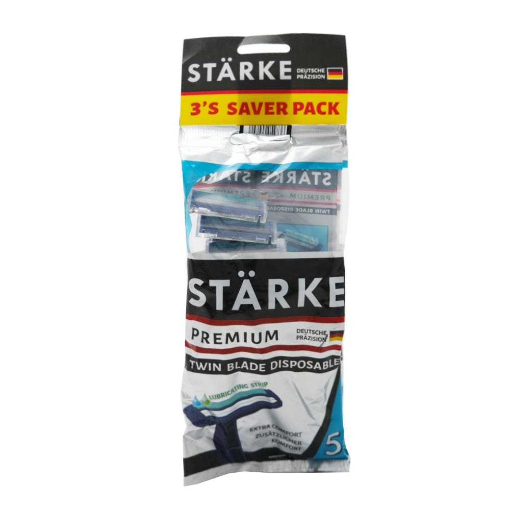 Alosraonline | Starke Twin Blade Razor Disposable 5x3