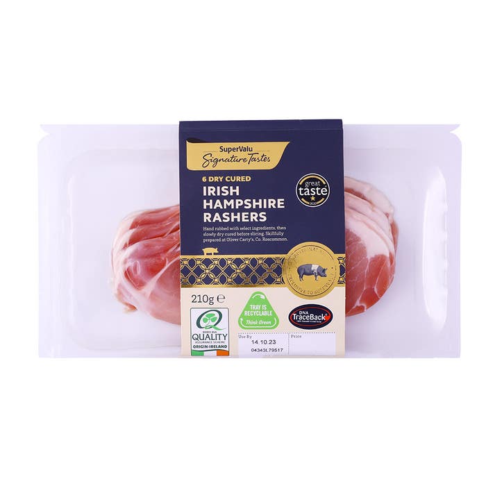 Irish Rusher Alosraonline | SuperValu Signature Tastes Irish Hampshire Rashers 210g ...