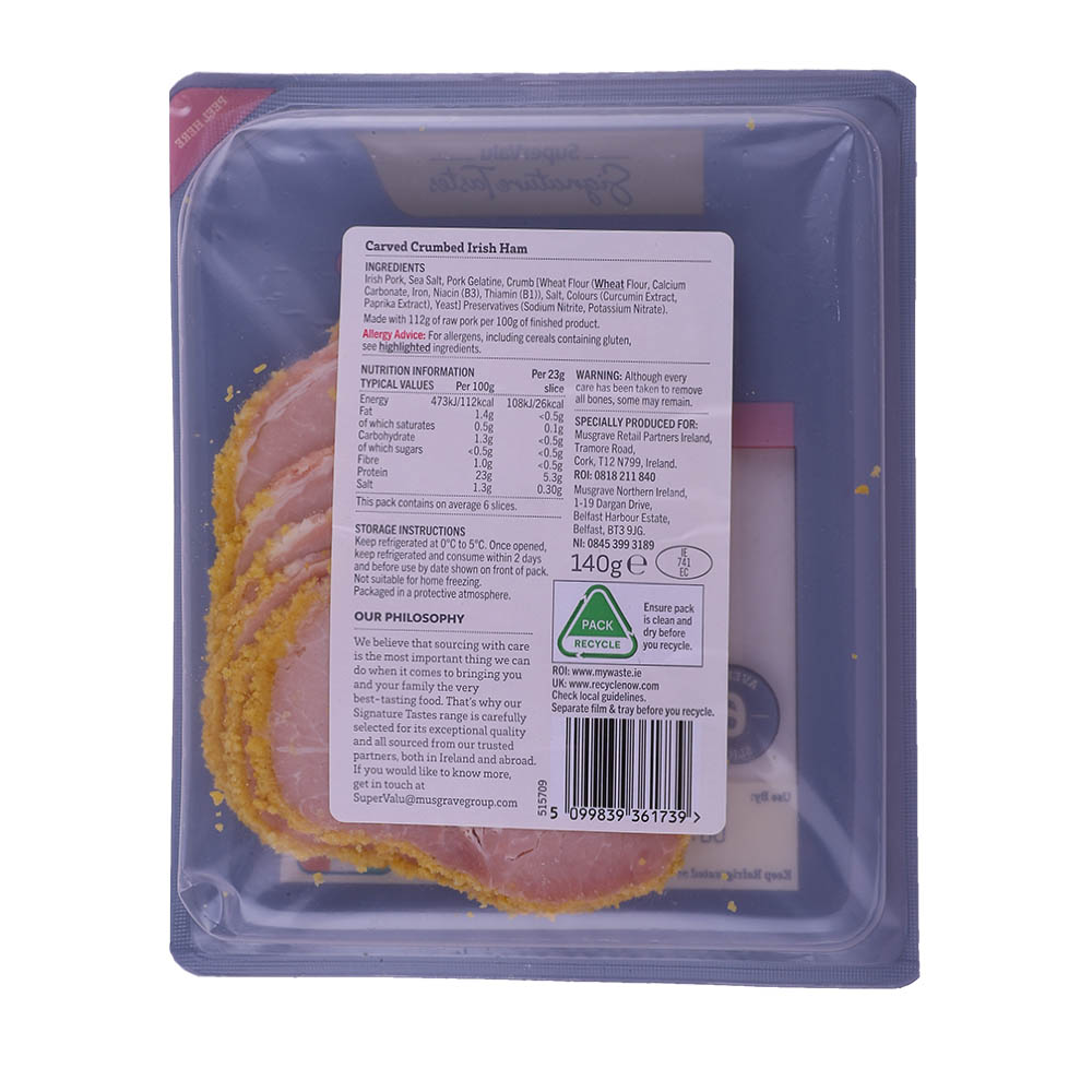 Signature Traditional Carved Ham 140g [Contains Pork] - Bahrain Alosraonline supermarket