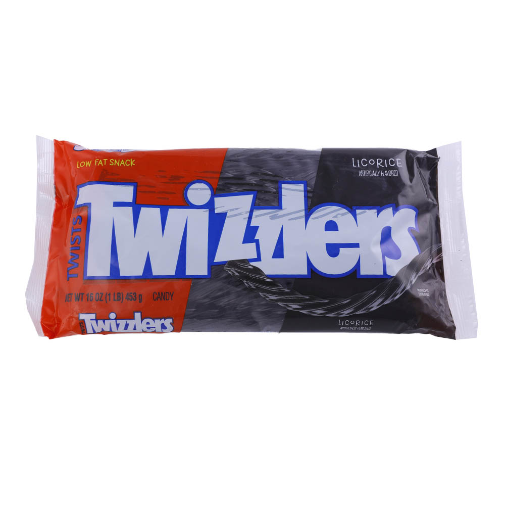 Twizzlers Black Twists Licorice 16Oz