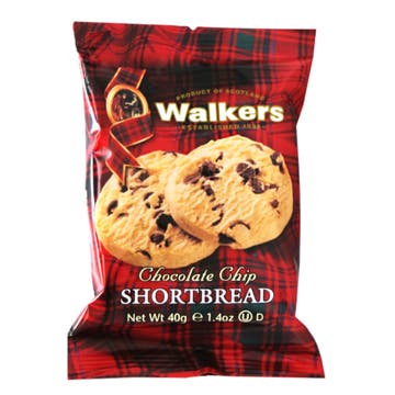 Walkers Chocolate Chip Shortbread 40g 