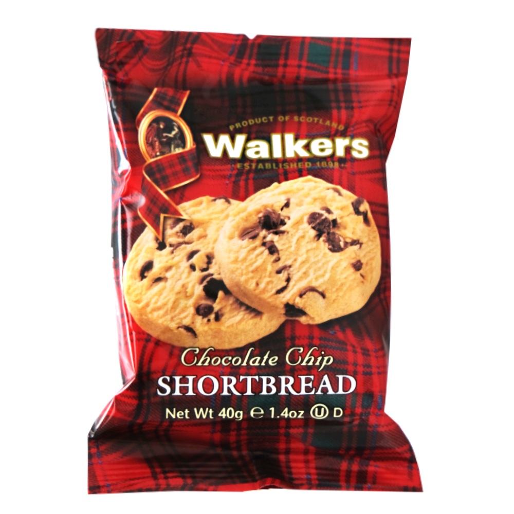 Walkers Chocolate Chip Shortbread 40g 