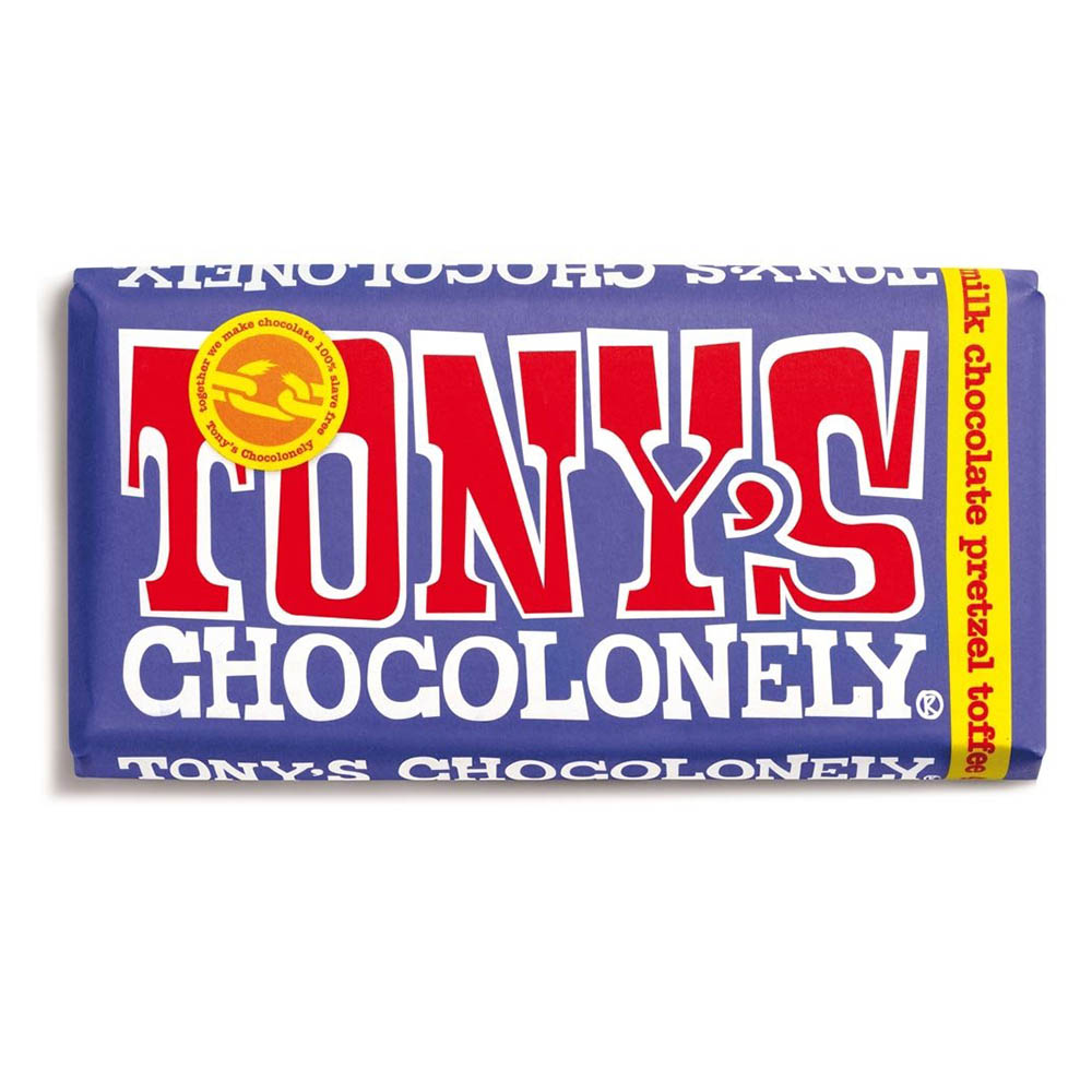 Tony's Dark Milk Chocolate Toffee 180g - Bahrain Alosraonline store