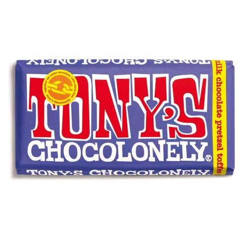 Tony's Chocolonely Dark Milk Chocolate Toffee 180g 