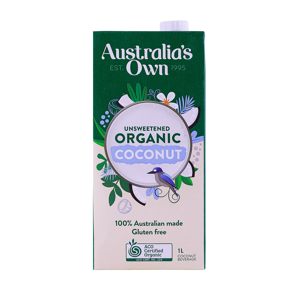 Australia's Own Unsweetened Organic Coconut Milk 1L