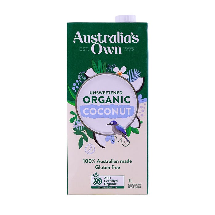 Australia's Own Unsweetened Organic Coconut Milk 1L
